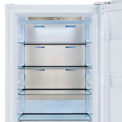 Forno Maderno 28-Inch Built-In Convertible Refrigerator in White with Antique Brass Handle, 13.6 cu.ft. with Decorative Grill - 32-Inch Wide - FFFFD1722-32 - The Home Selection
