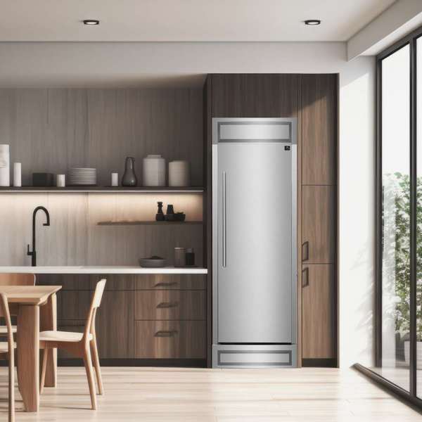 Forno Maderno 32-Inch 13.6 cu.ft. Right Swing Convertible Refrigerator/Freezer Built-In with Decorative Grill Trim (FFFFD1722-32RS) - The Home Selection