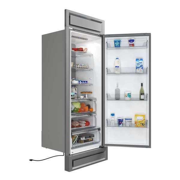 Forno Maderno 32-Inch 13.6 cu.ft. Right Swing Convertible Refrigerator/Freezer Built-In with Decorative Grill Trim (FFFFD1722-32RS) - The Home Selection