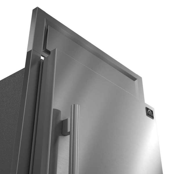 Forno Maderno 32-Inch 13.6 cu.ft. Right Swing Convertible Refrigerator/Freezer Built-In with Decorative Grill Trim (FFFFD1722-32RS) - The Home Selection