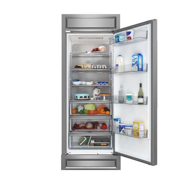 Forno Maderno 32-Inch 13.6 cu.ft. Right Swing Convertible Refrigerator/Freezer Built-In with Decorative Grill Trim (FFFFD1722-32RS) - The Home Selection