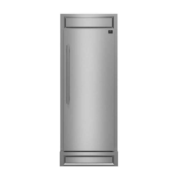 Forno Maderno 32-Inch 13.6 cu.ft. Right Swing Convertible Refrigerator/Freezer Built-In with Decorative Grill Trim (FFFFD1722-32RS) - The Home Selection