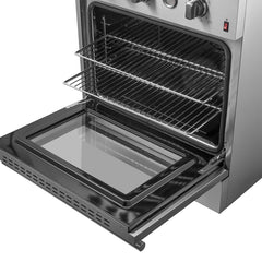 Forno Marco 30-inch Gas Range, 4 Burners 37,000 BTU, 4.32 cu.ft. Convection Oven - FFSGS6277-30 - The Home Selection