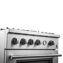 Forno Marco 30-inch Gas Range, 4 Burners 37,000 BTU, 4.32 cu.ft. Convection Oven - FFSGS6277-30 - The Home Selection