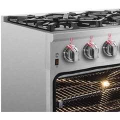 Forno Massimo 36" Dual Fuel Range in Stainless Steel - FFSGS6125-36 - The Home Selection