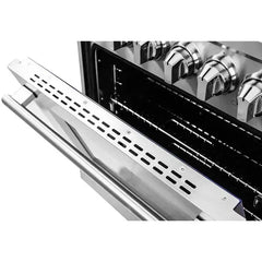Forno Massimo 36" Dual Fuel Range in Stainless Steel - FFSGS6125-36 - The Home Selection