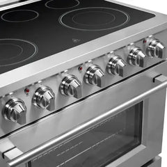 Forno Massimo 36-Inch Electric Range in Stainless Steel (FFSEL6020-36) - The Home Selection