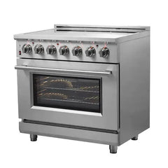 Forno Massimo 36-Inch Electric Range in Stainless Steel (FFSEL6020-36) - The Home Selection