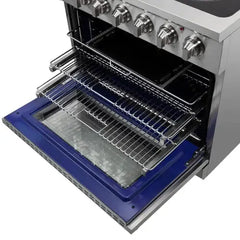 Forno Massimo 36-Inch Electric Range in Stainless Steel (FFSEL6020-36) - The Home Selection
