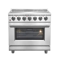 Forno Massimo 36-Inch Electric Range in Stainless Steel (FFSEL6020-36) - The Home Selection