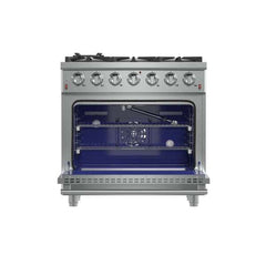 Forno Massimo 36-Inch Gas Range in Stainless Steel - FFSGS6239-36 - The Home Selection