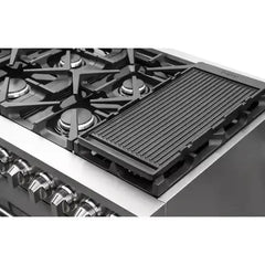 Forno Massimo 48-Inch Freestanding Dual Fuel Range in Stainless Steel (FFSGS6125-48) - The Home Selection