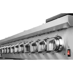 Forno Massimo 48-Inch Freestanding Dual Fuel Range in Stainless Steel (FFSGS6125-48) - The Home Selection