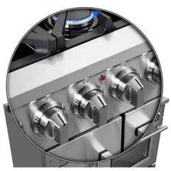 Forno Massimo 48-Inch French Door Gas Range in Stainless Steel (FFSGS6439-48) - The Home Selection