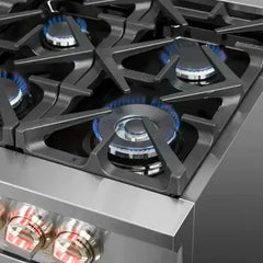Forno Massimo 60-Inch Freestanding Dual Fuel Range in Stainless Steel (FFSGS6125-60) - The Home Selection
