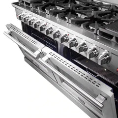 Forno Massimo 60-Inch Gas Range in Stainless Steel (FFSGS6239-60) - The Home Selection