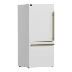 Forno Milano 2-Piece 62-Inch Freestanding Dual Bottom Freezer Refrigerator – 34.4 cu.ft, Touch Control, Ice Maker - FFFFD1787-60 - The Home Selection