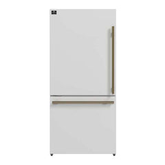 Forno Milano 2-Piece 62-Inch Freestanding Dual Bottom Freezer Refrigerator – 34.4 cu.ft, Touch Control, Ice Maker - FFFFD1787-60 - The Home Selection