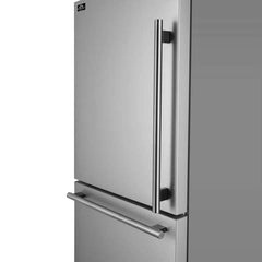 Forno Milano 2-Piece 62-Inch Freestanding Dual Bottom Freezer Refrigerator – 34.4 cu.ft, Touch Control, Ice Maker - FFFFD1787-60 - The Home Selection
