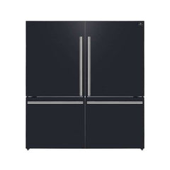 Forno Milano 2-Piece 62-Inch Freestanding Dual Bottom Freezer Refrigerator – 34.4 cu.ft, Touch Control, Ice Maker - FFFFD1787-60 - The Home Selection
