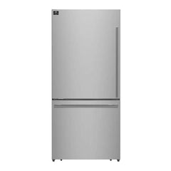 Forno Milano 2-Piece 62-Inch Freestanding Dual Bottom Freezer Refrigerator – 34.4 cu.ft, Touch Control, Ice Maker - FFFFD1787-60 - The Home Selection