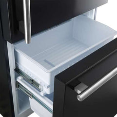 Forno Milano Espresso 31-Inch 17.2 cu. ft. Bottom Freezer Right Swing Door Refrigerator in Black - FFFFD1785-31BLK - The Home Selection