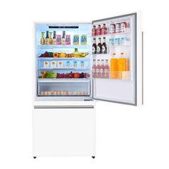 Forno Milano Espresso 31-Inch Stainless Steel Bottom Freezer Refrigerator, 17.2 cu.ft., Built-In Ice Maker, ENERGY STAR - FFFFD1786-31 - The Home Selection