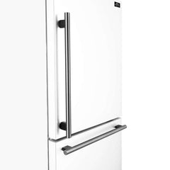 Forno Milano Espresso 31-Inch Stainless Steel Bottom Freezer Refrigerator, 17.2 cu.ft., Built-In Ice Maker, ENERGY STAR - FFFFD1786-31 - The Home Selection