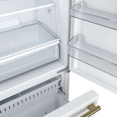 Forno Milano Espresso 31-Inch Stainless Steel Bottom Freezer Refrigerator, 17.2 cu.ft., Built-In Ice Maker, ENERGY STAR - FFFFD1786-31 - The Home Selection