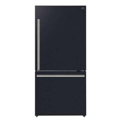 Forno Milano Espresso 31-Inch Stainless Steel Bottom Freezer Refrigerator, 17.2 cu.ft., Built-In Ice Maker, ENERGY STAR - FFFFD1786-31 - The Home Selection