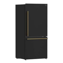 Forno Milano Espresso 31-Inch Stainless Steel Bottom Freezer Refrigerator, 17.2 cu.ft., Built-In Ice Maker, ENERGY STAR - FFFFD1786-31 - The Home Selection