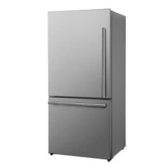 Forno Milano Espresso 31-Inch Stainless Steel Bottom Freezer Refrigerator, 17.2 cu.ft., Built-In Ice Maker, ENERGY STAR - FFFFD1786-31 - The Home Selection