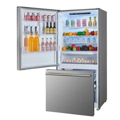 Forno Milano Espresso 31-Inch Stainless Steel Bottom Freezer Refrigerator, 17.2 cu.ft., Built-In Ice Maker, ENERGY STAR - FFFFD1786-31 - The Home Selection
