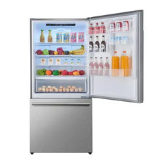 Forno Milano Espresso 31-Inch Stainless Steel Bottom Freezer Refrigerator, 17.2 cu.ft., Built-In Ice Maker, ENERGY STAR - FFFFD1786-31 - The Home Selection