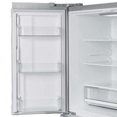 Forno Moena 36-inch Built-In French Door Refrigerator in Stainless Steel, 19.2 Cu.ft Total Capacity, Ice Maker with Decorative Grill - FFRBI1820-40MG - The Home Selection