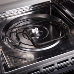 Forno Oliena 30-Inch Built-In 1.6 Cu. Ft. Compact Oven in Stainless Steel with Brass Trim - FMWDR3093-30 - The Home Selection