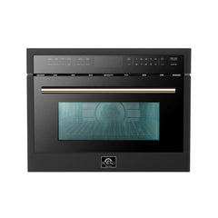 Forno Oliena Espresso 24 Inch Built-In Microwave Convection Oven, 1.6 cu.ft. - FMWDR3093-24 - The Home Selection