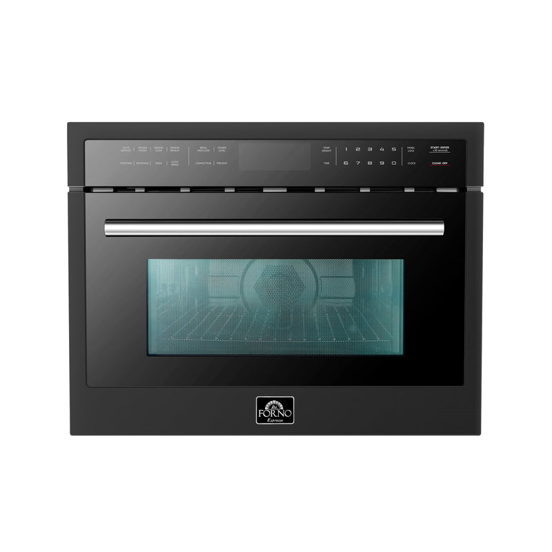 Forno Oliena Espresso 24 Inch Built-In Microwave Convection Oven, 1.6 cu.ft. - FMWDR3093-24 - The Home Selection