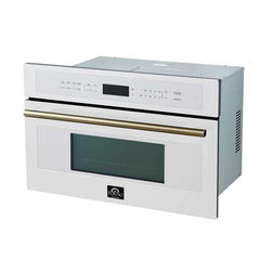 Forno Oliena Espresso 30 Inch Built-In Microwave Convection Oven, 1.6 cu.ft. - FMWDR3093-30 - The Home Selection