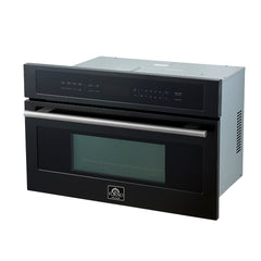 Forno Oliena Espresso 30 Inch Built-In Microwave Convection Oven, 1.6 cu.ft. - FMWDR3093-30 - The Home Selection