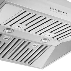 Forno Orvieto 30-Inch 600 CFM Wall Mount Range Hood in Stainless Steel - FRHWM5094-30 - The Home Selection