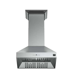 Forno Orvieto 30-Inch 600 CFM Wall Mount Range Hood in Stainless Steel - FRHWM5094-30 - The Home Selection