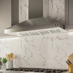 Forno Orvieto 60-Inch Wall Mount Range Hood in Stainless Steel (FRHWM5094-60) - The Home Selection