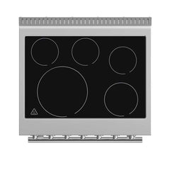 Forno Paolo 30" Freestanding Electric Range , 4.38 cu.ft. True Convection Oven - FFSEL6011-30 - The Home Selection