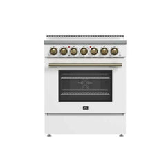 Forno Paolo 30" Freestanding Electric Range , 4.38 cu.ft. True Convection Oven - FFSEL6011-30 - The Home Selection