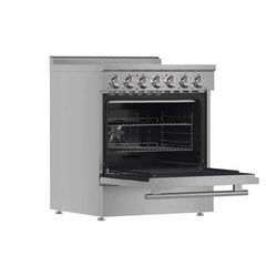 Forno Paolo 30" Freestanding Electric Range , 4.38 cu.ft. True Convection Oven - FFSEL6011-30 - The Home Selection