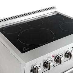 Forno Paolo 30" Freestanding Electric Range , 4.38 cu.ft. True Convection Oven - FFSEL6011-30 - The Home Selection
