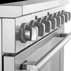 Forno Paolo 36 Inch Freestanding Electric Range, 5.44 cu.ft, True Convection Oven, Energy Efficient - FFSEL6011-36 - The Home Selection