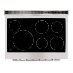 Forno Paolo 36 Inch Freestanding Electric Range, 5.44 cu.ft, True Convection Oven, Energy Efficient - FFSEL6011-36 - The Home Selection