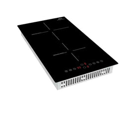 Forno Parco 12-Inch Induction Cooktop, 2 Zones, 3600W, Touch Control, 9 Power Levels & Booster Function - FCTIN0583-12 - The Home Selection